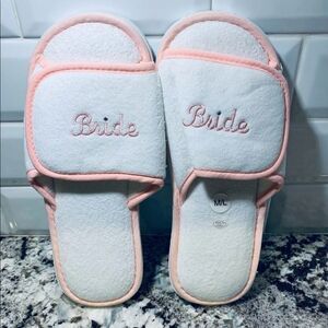 NWT Slippers for the bride!
